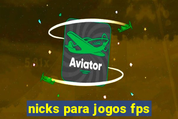 nicks para jogos fps